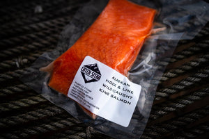 Catch Sitka Alaskan hook & line wild-caught king salmon.