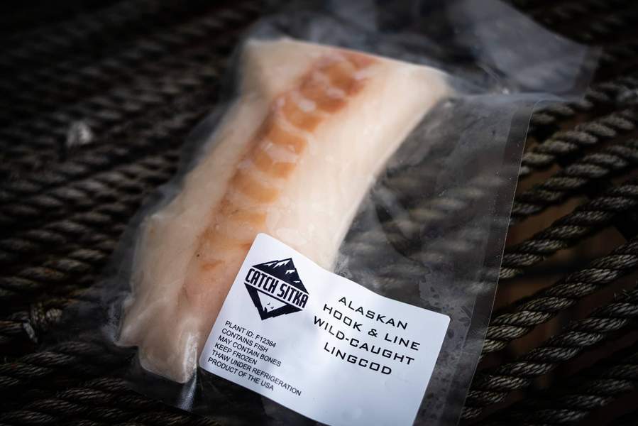 
                  
                    Catch Sitka Alaskan hook & line wild-caught lingcod.
                  
                